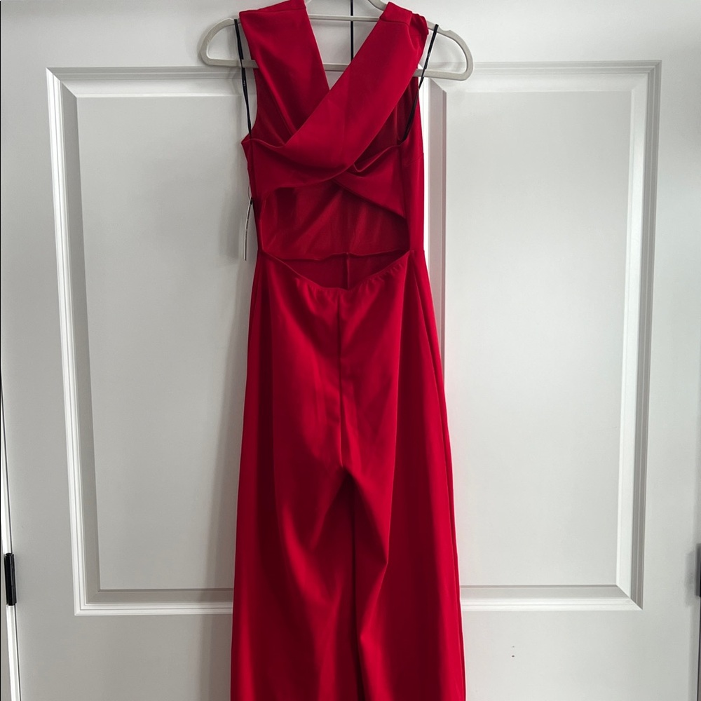 Lulu's Red Jumpsuit